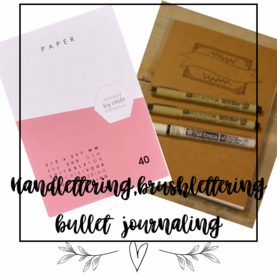 Brushlettering, Handlettering, Bullet Journal