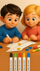 Knutselen Met Kinderen - Vliegtuig Vouwen & Versieren