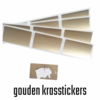 Krasstickers - Gouden Rechthoek - Kraskaarten Maken - Zelf Krasplaatjes Maken - DIY Kraskaarten - Waardebon Kraskaarten - Persoonlijke Kraskaarten - Krasbon Maken - DIY Waardebonnen - Cadeaubon Krasla