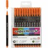 Fineliners | Tekenpennen Smalle Punt | Oranje | 0,6-0,7 mm | 12 stuks