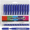 Blauwe Viltstiften | Blauw | Kleurstiften | Tekenstiften | Dikke Punt 5mm | 12 stuks