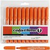 Oranje Viltstiften | Oranje | Kleurstiften | Tekenstiften | Dikke Punt 5mm | 12 stuks