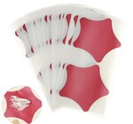 Krasstickers - Rode Pentagram - Kraskaarten Maken - Zelf Krasplaatjes Maken - DIY Kraskaarten - Waardebon Kraskaarten - Persoonlijke Kraskaarten - Krasbon Maken - DIY Waardebonnen - Cadeaubon Kraslaag