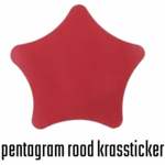 Krasstickers - Rode Pentagram - Kraskaarten Maken - Zelf Krasplaatjes Maken - DIY Kraskaarten - Waardebon Kraskaarten - Persoonlijke Kraskaarten - Krasbon Maken - DIY Waardebonnen - Cadeaubon Kraslaag