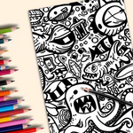 Kleurboek Monsters - Kleurboek Volwassenen En Kinderen - Kleurplaten Monster Print