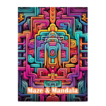 Kleurboek Mandala Doolhoven &ndash; Mandala Kleurplaten &ndash; Kleurboek Volwassenen &ndash; Creatieve Kleurboeken