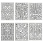 Kleurboek Mandala Doolhoven  Mandala Kleurplaten  Kleurboek Volwassenen  Creatieve Kleurboeken  Mandala Doolhof Kleurboek  Kleurboek Uitdaging  Kleurboek Met Doolhoven - A4 - 40 Kleurplaten