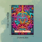 Kleurboek Mandala Doolhoven &ndash; Mandala Kleurplaten &ndash; Kleurboek Volwassenen &ndash; Creatieve Kleurboeken