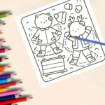 Comfy Buddies Kleurboek - Gezellige Winterse En Kerst Kleurplaten - Kleurboek Volwassenen en Kinderen - Knus Kleurboek