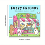 Fuzzy Friends Kleurboek - Viva Tinta Kleurboek - Gezellige Kleurplaten - Kleurboek Volwassenen en Kinderen - Knus Kleurboek