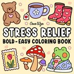 Stress Relief Kleurboek - Coco Wyo Kleurboek - Bold & Easy 
