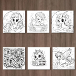 Unicorn Kleurboek - Kleurboek Eenhoorns - Magische Kleurplaten - Eenhoorn Illustraties