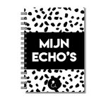 Echo Boekje | Mijn Echo's | Zwangerschapsboekje Echo Foto's | Dots Zwart