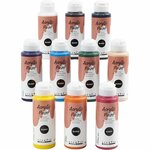 Acrylverf Glossy, diverse kleuren, 10x120 ml