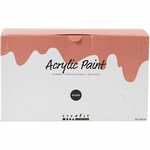 Acrylverf Glossy, diverse kleuren, 10x120 ml