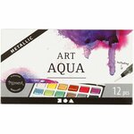 Art Metallic Aquarelverf 12 Kleuren | Metallic Waterverf Set | Aquarelverf Metallic | 12 Kleuren