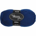 Baby garen donkerblauw | Babywol | Merino wol baby | Breien & haken | 172 m | 50 g | 1 bol