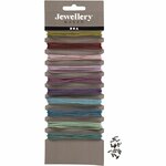 Balletjesketting, d 1,5 mm, diverse kleuren, 10x80 cm/ 1 doos