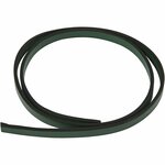 Band van Imitatie Leer, B: 10 mm, dikte 3 mm, groen, 1 m/ 1 doos