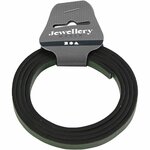 Band van Imitatie Leer, B: 10 mm, dikte 3 mm, groen, 1 m/ 1 doos