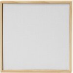 Canvas paneel met lijst, afm 15,8x15,8 cm, 280 gr, wit, 10 stuk/ 1 doos
