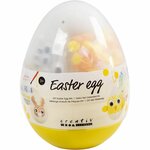 Creatieve Box Paasei, H: 14 cm, d 11 cm, 1 stuk