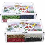 Crinkle papier, L: 25-30 cm, B: 3 mm, diverse kleuren, 8x50 gr/ 1 doos