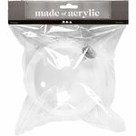 Transparante Plastic Ballen | Vulbare Deco Ballen | Tweedelige Hobbyballen | &Oslash; 13,6 cm | 1 Stuk