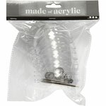 Transparante Plastic Ballen | Vulbare Deco Ballen | Tweedelige Hobbyballen | &Oslash; 8 cm | 5 Stuks