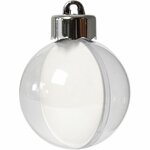 Transparante Plastic Ballen | Vulbare Deco Ballen | Tweedelige Hobbyballen | &Oslash; 5 cm | 10 Stuks