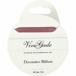 Decoratie lint, B: 6 mm, roze, 15 m/ 1 rol