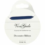 Decoratie lint, B: 6 mm, blauw, 15 m/ 1 rol