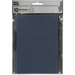 Enveloppen, afmeting envelop 11,5x16 cm, 110 gr, blauw, 10 stuk/ 1 doos