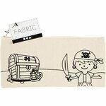 Etui, piraten, afm 21x9 cm, 245 gr, licht naturel, 1 stuk