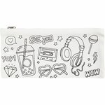 Etui, afm 11x23 cm, 210 gr, wit, 1 stuk