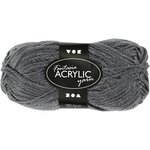 Acrylgaren | Fantasia | Grijs | 3-draads | Haakgaren acryl | Breigaren acryl | 80 m | 50 g | 1 bol