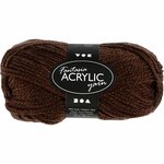 Acrylgaren | Fantasia | Bruin | 3-draads | Haakgaren acryl | Breigaren acryl | 80 m | 50 g | 1 bol