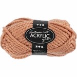 Acrylgaren | Fantasia | Beige | Maxi 2-draads | Haakgaren acryl | Breigaren acryl | 35 m | 50 g | 1 bol