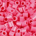 Foto kralen, afm 5x5 mm, gatgrootte 2,5 mm, medium, antiek roze (25), 1100 stuk/ 1 doos