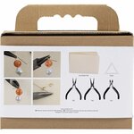 Gereedschapsset voor Sieraden, L: 10+11+12 cm, 1 set/ 1 doos