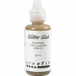 Glitterlijm, goud, 25 ml/ 1 fles