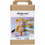 Hobbyset Amigurumi, Egel, lichtroze, warm geel, 1 doos