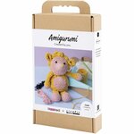 Hobbyset Amigurumi, Egel, lichtroze, warm geel, 1 doos