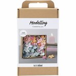 Hobbyset Boetseren, Bloemen, pastelkleuren, 1 doos