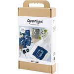 Hobbyset Cyanotypie, Textiel, blauw, 1 doos