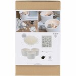 Hobbyset Kaarsen Maken, Roos, beige, wit, cr&egrave;me, 1 doos