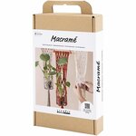 Macram&eacute; set bloemenhanger | Hobbyset macrame | DIY pakket | Macram&eacute; bloemenhanger maken | 1 Doos