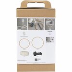 Macram&eacute; set mobiel | Hobbyset macrame | DIY pakket | Macram&eacute; mobiel met bergkristal maken | 1 Doos