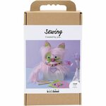 Hobbyset Naaien, Kat, diverse kleuren, 1 doos