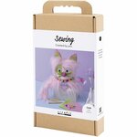 Hobbyset Naaien, Kat, diverse kleuren, 1 doos